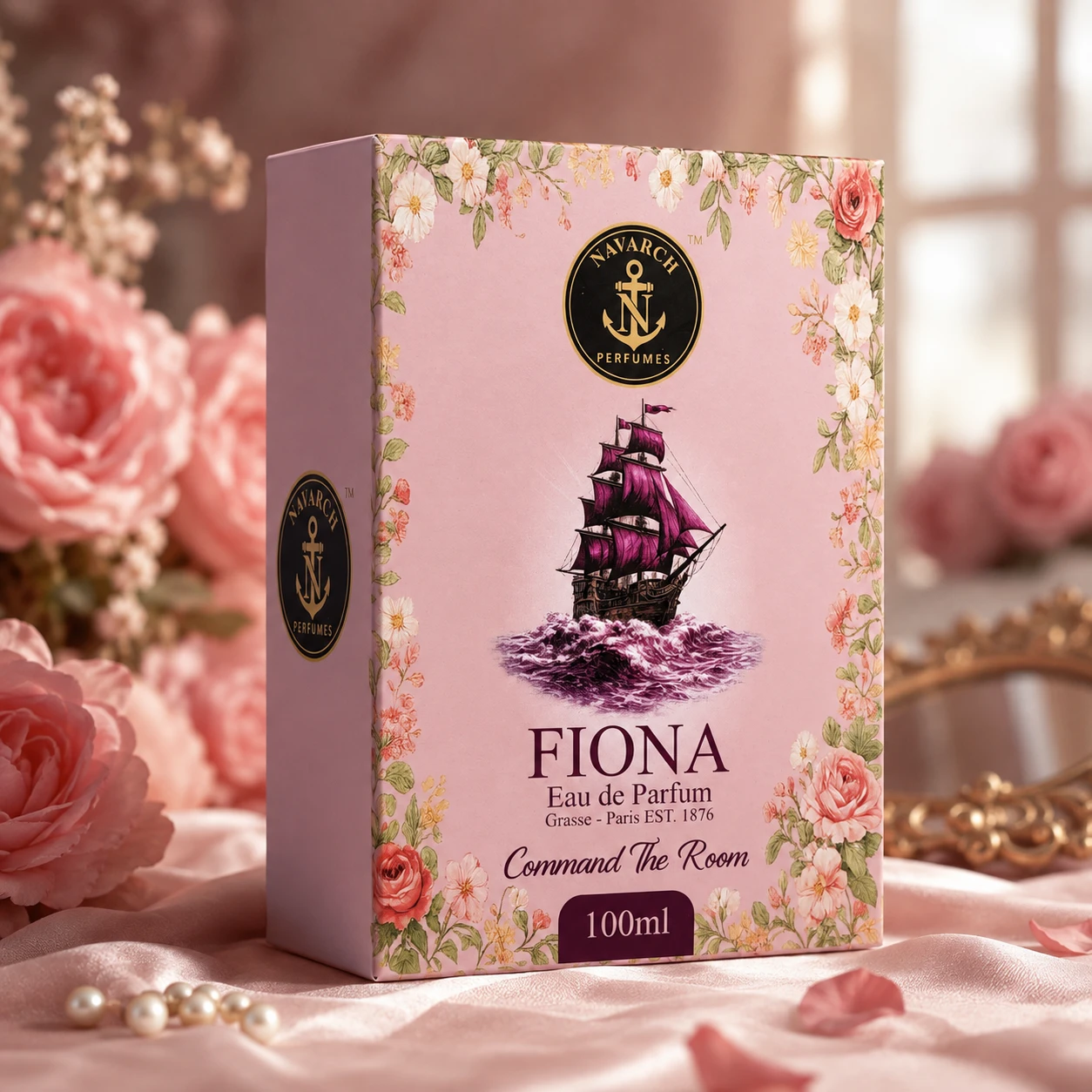 Navarch Fiona floral fruity perfume for women bottle