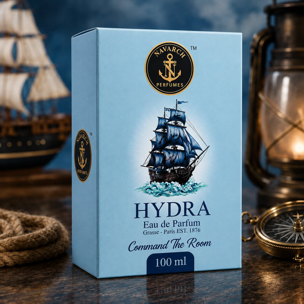 Hydra by navarch Navarch Hydra aquatic perfume for men bottle